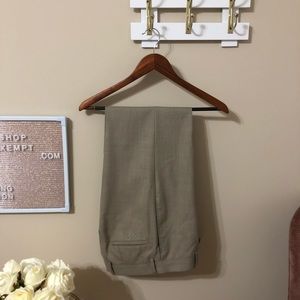 Mens Ralph Lauren Khaki Dress Pants Slacks 30 x30L